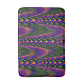 サイケデリックおもしろい時間….. バスマット (正面縦)