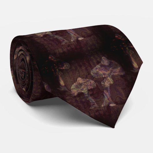 サイケデリックきのこ首輪 ネクタイ (ロール)