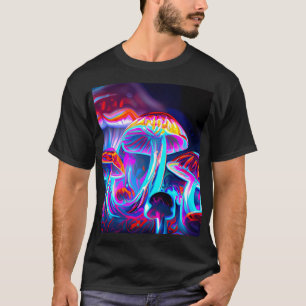 サイケデリックきのこ Tシャツ