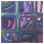 サイケデリックで小さく多彩な立方体 ファブリック (見本)