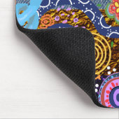 サイケデリックで抽象的なパターンmousepad マウスパッド (コーナー)