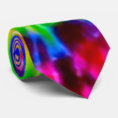 サイケデリックなすごい新星の絞り染めの絹製ネクタイ ネクタイ (ロール)