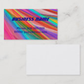 サイケデリックなカラフルの抽象芸術のフラクタルの芸術 名刺 (正面/裏面)