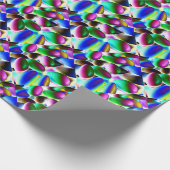 サイケデリックなキャンデー ラッピングペーパー (角)