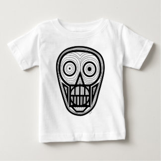サイケデリックなスカル ベビーTシャツ