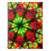 サイケデリックなデザインの曼荼羅