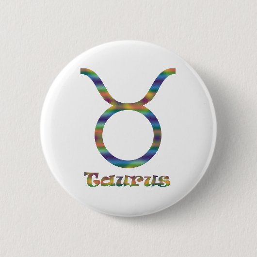 サイケデリックなトーラス 缶バッジ (正面)