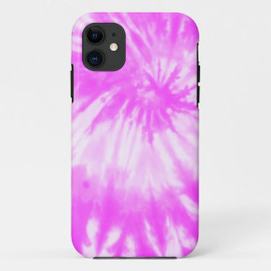 サイケデリックなピンクのファンクの絞り染めのiPhone 5の場合 iPhone 11 ケース