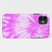 サイケデリックなピンクのファンクの絞り染めのiPhone 5の場合 Case-Mate iPhoneケース (裏面(横))