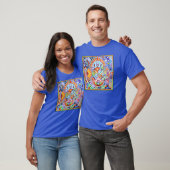 サイケデリックなペヨーテの神 Tシャツ (ユニセックス)