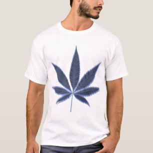 サイケデリックなポットの葉 Tシャツ