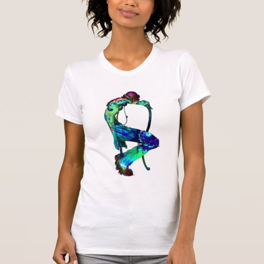 サイケデリックな付き添いの#three tシャツ (正面)