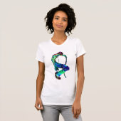 サイケデリックな付き添いの#three tシャツ (正面フル)