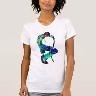 サイケデリックな付き添い Tシャツ