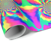 サイケデリックな包装紙 ラッピングペーパー (ロールコーナー)