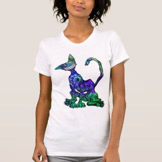 サイケデリックな子猫の#three tシャツ