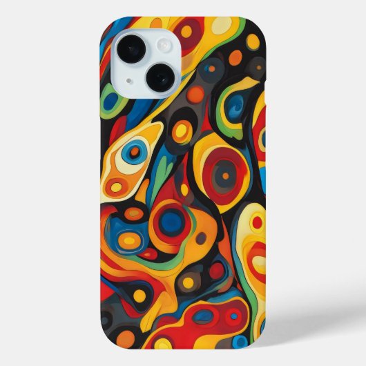 サイケデリックな暖色 Case-Mate iPhoneケース (裏面)