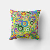 サイケデリックな枕 クッション (裏面)