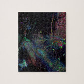 サイケデリックな森林… ジグソーパズル (縦)