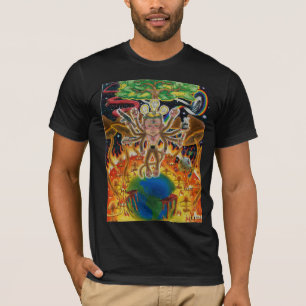 サイケデリックな猿 Tシャツ
