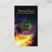 サイケデリックな破烈のフラクタルの名刺 名刺 (裏面)