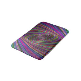 サイケデリックな色 バスマット