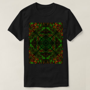 サイケデリックな色(暗い) Tシャツ