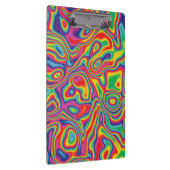 サイケデリックな虹の油パターン クリップボード (右)