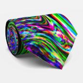 サイケデリックな虹色のネクタイ ネクタイ (ロール)