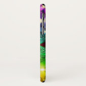 サイケデリックな虹音楽クレフ、音符記号のiPhone Xの場合 Case-Mate iPhoneケース (裏面/左)