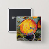 サイケデリックな都市 缶バッジ (正面&裏面)