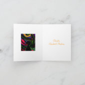 サイケデリックな鍵穴 サンキューカード (内部)