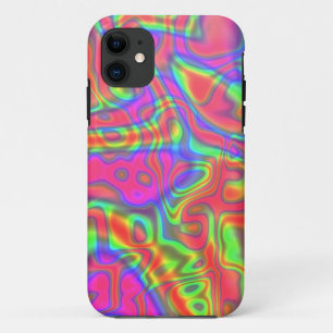 サイケデリックな電話箱 iPhone 11 ケース