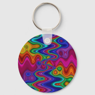 サイケデリックなKeychain キーホルダー