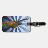 サイケデリックなNYC: #2自由の女神 ラゲッジタグ (正面横)