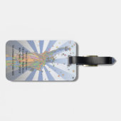 サイケデリックなNYC: #2自由の女神 ラゲッジタグ (裏面横)