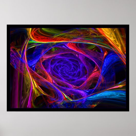 サイケデリックらせん状 ポスター (正面)