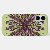 サイケデリックアイボタニカル - 超現実主義の曼荼羅 Case-Mate iPhoneケース (裏面 (横))