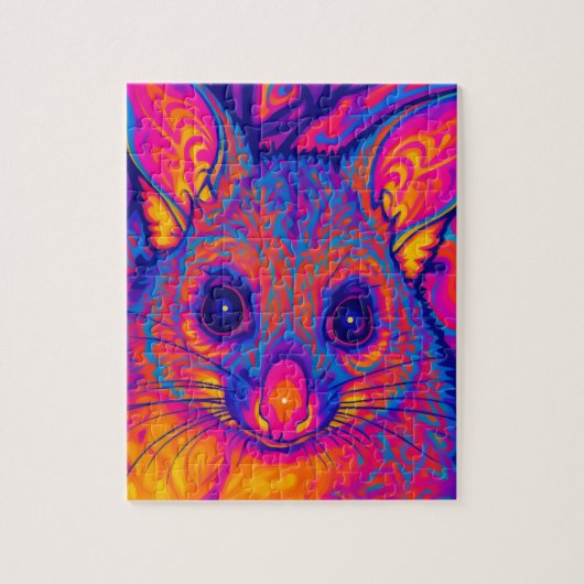 サイケデリックオーストラリアフサオ possum ジグソーパズル (縦)