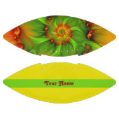 サイケデリックカラフルモダン抽象芸術フラクタル名 アメリカンフットボール (パネル)