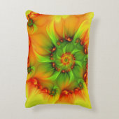 サイケデリックカラフルモダン抽象芸術 アクセントクッション (裏面(縦))