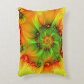 サイケデリックカラフルモダン抽象芸術 アクセントクッション (正面(垂直))