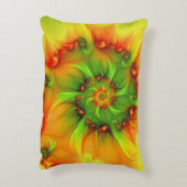 サイケデリックカラフルモダン抽象芸術 アクセントクッション (裏面(縦))