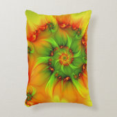 サイケデリックカラフルモダン抽象芸術 アクセントクッション (正面(垂直))