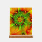 サイケデリックカラフルモダン抽象芸術 アクリルサイン (正面)