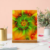 サイケデリックカラフルモダン抽象芸術 アクリルサイン (ウェディング)