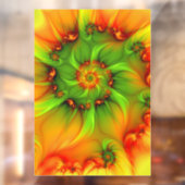 サイケデリックカラフルモダン抽象芸術 ウィンドウサイン (シート2)