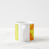 サイケデリックカラフルモダン抽象芸術 エスプレッソカップ (裏面)