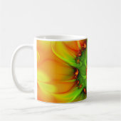 サイケデリックカラフルモダン抽象芸術 コーヒーマグカップ (左)
