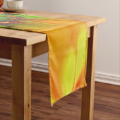 サイケデリックカラフルモダン抽象芸術 ショートテーブルランナー (インサイチュ)